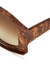 X Paula's Ibiza brown oversized sunglasses - Loewe