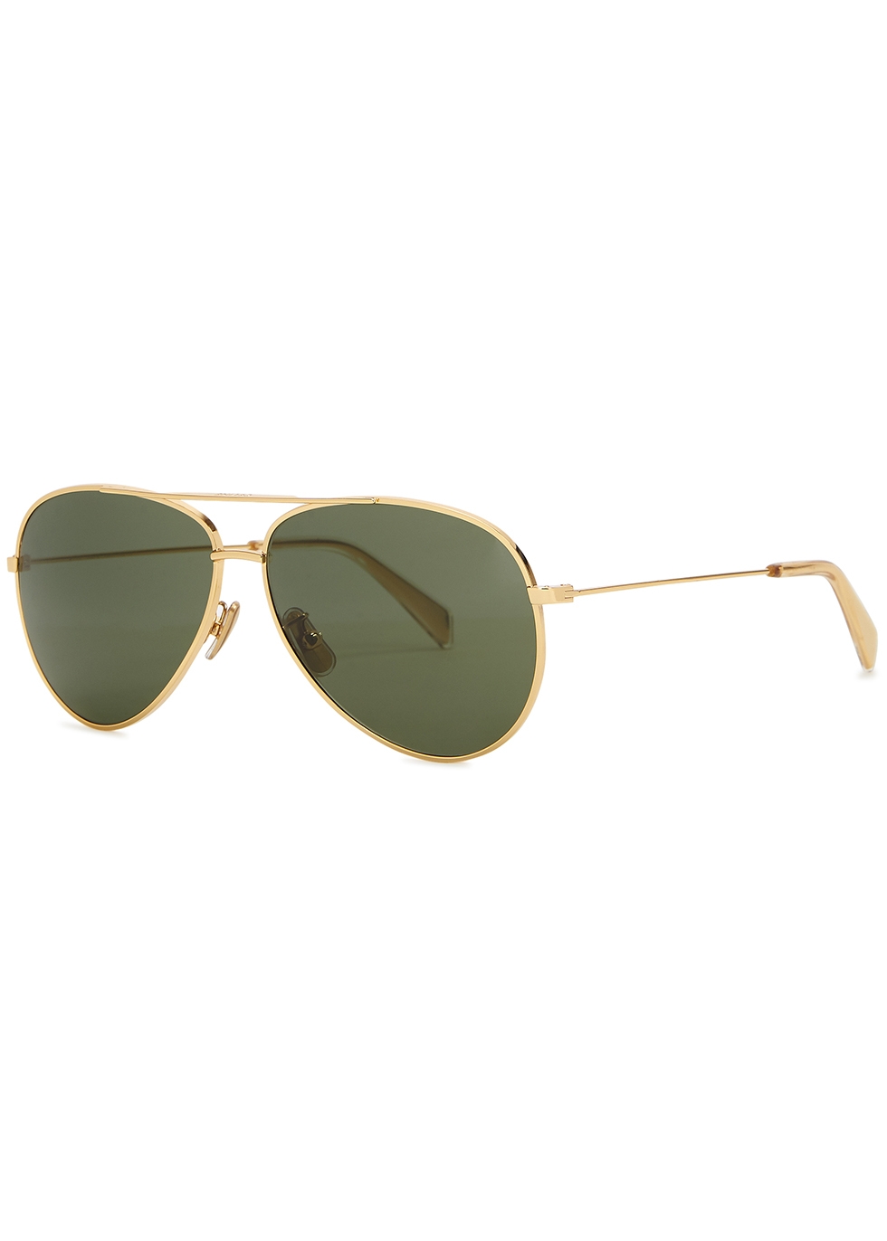 Celine Gold-tone aviator-style sunglasses - Harvey Nichols