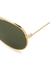Gold-tone aviator-style sunglasses - Celine