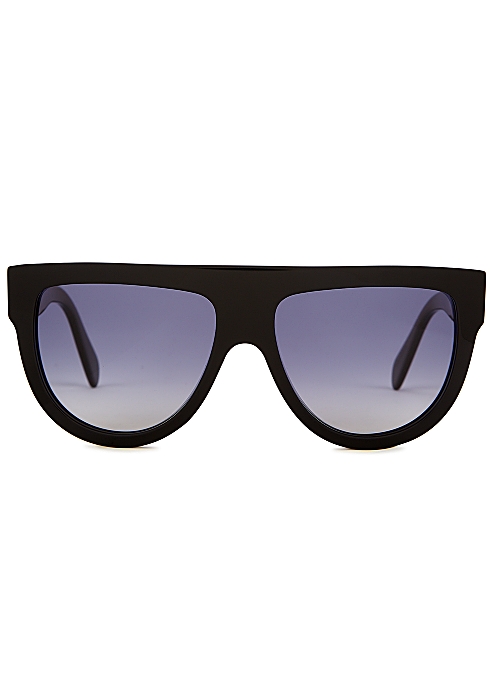 Black D-frame sunglasses - Nichols