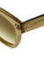 Olive oversized square-frame sunglasses - Celine