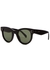 Black round-frame sunglasses - Celine