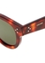 Tortoiseshell round-frame sunglasses - Celine