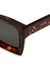 Tortoiseshell square-frame sunglasses - Celine