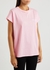 Light pink logo cotton T-shirt - Balmain