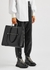 The Tall Story black crocodile-effect leather tote - Alexander McQueen