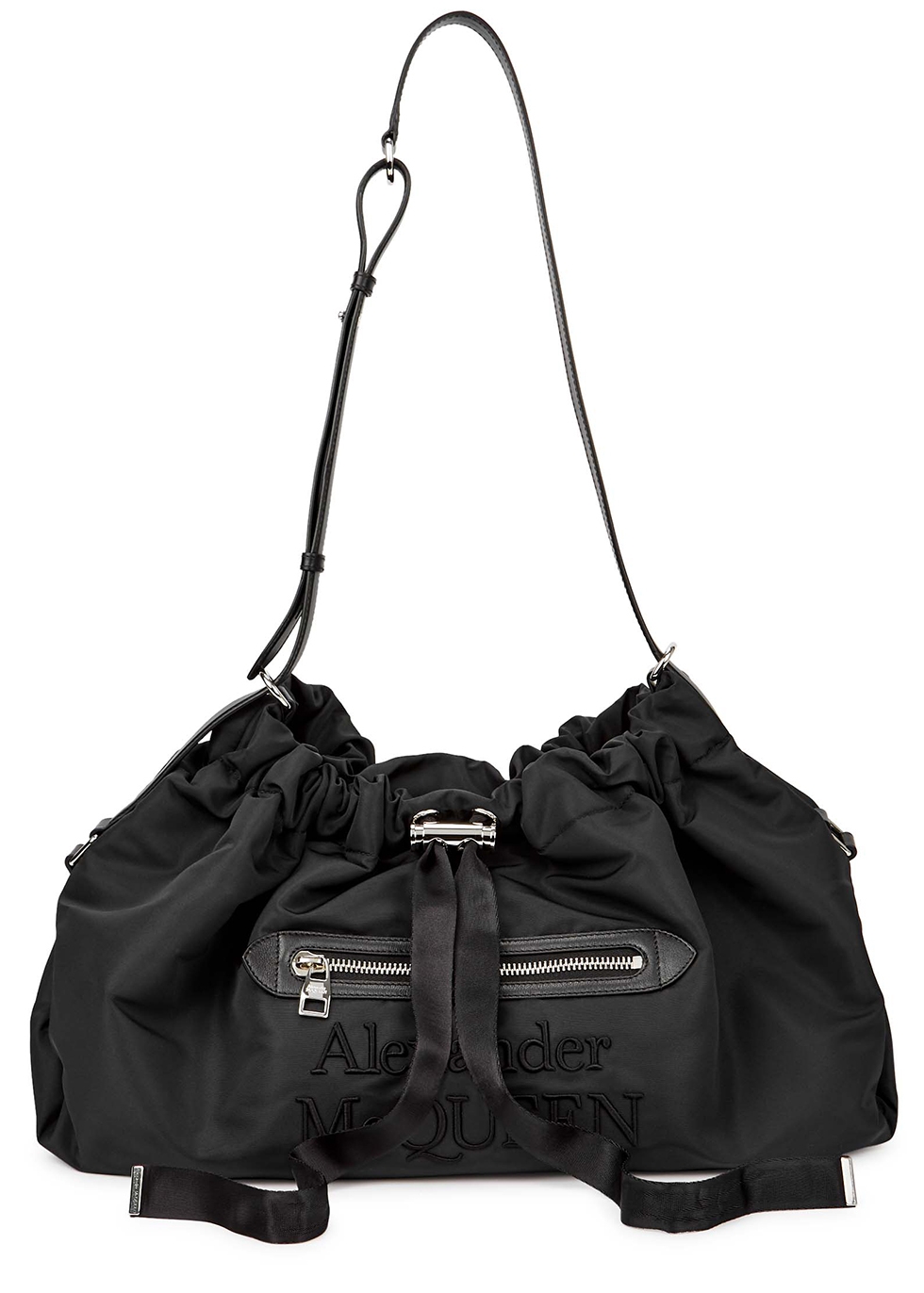 The Bundle medium black shoulder bag