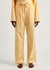 Unisex yellow flannel pyjama trousers - Tekla