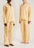 Unisex yellow flannel pyjama trousers - Tekla