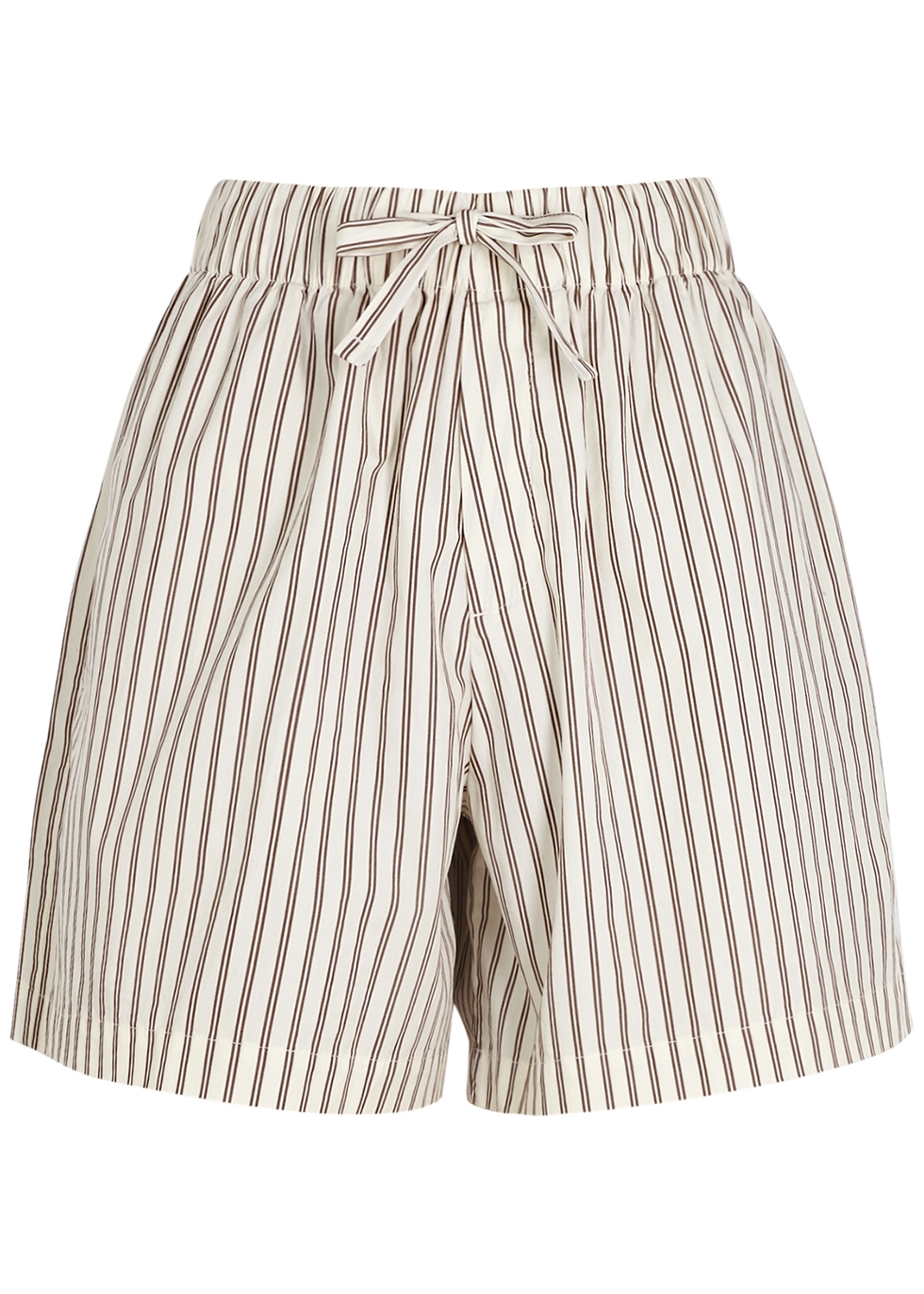 Tekla Unisex striped poplin pyjama shorts - Harvey Nichols