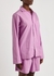 Unisex pink poplin pyjama top - Tekla