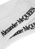 White logo cotton-blend socks - Alexander McQueen