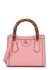 Diana small pink leather top handle bag - Gucci