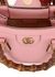Diana small pink leather top handle bag - Gucci