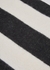 Monochrome striped wool blanket - Tekla