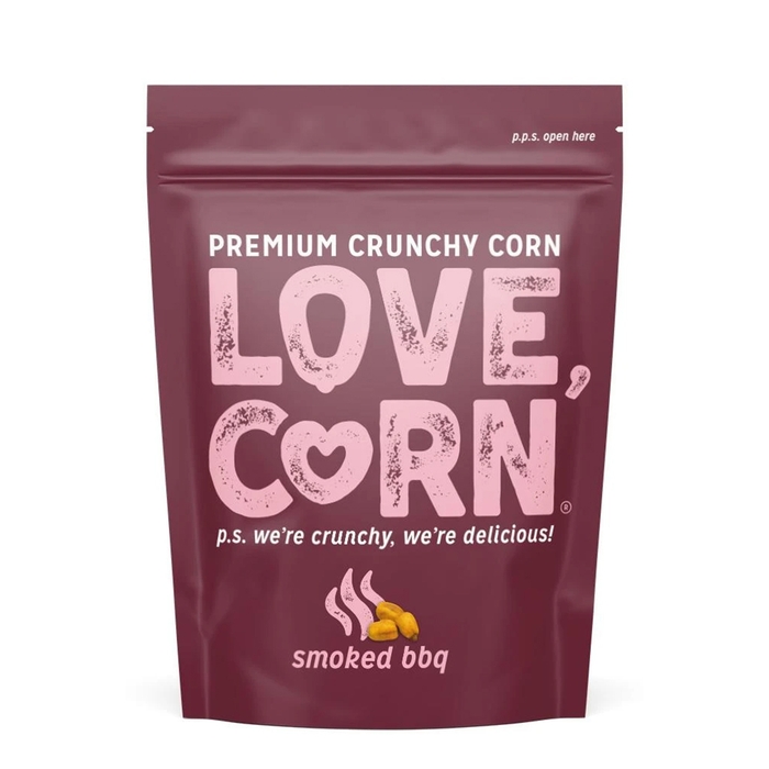 LOVE CORN Smoked BBQ Premium Crunchy Corn 115g