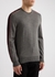 Grey logo-trimmed wool jumper - Alexander McQueen
