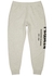Grey logo mélange cotton sweatpants - Alexander McQueen