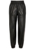 Black leather sweatpants - Alexander McQueen