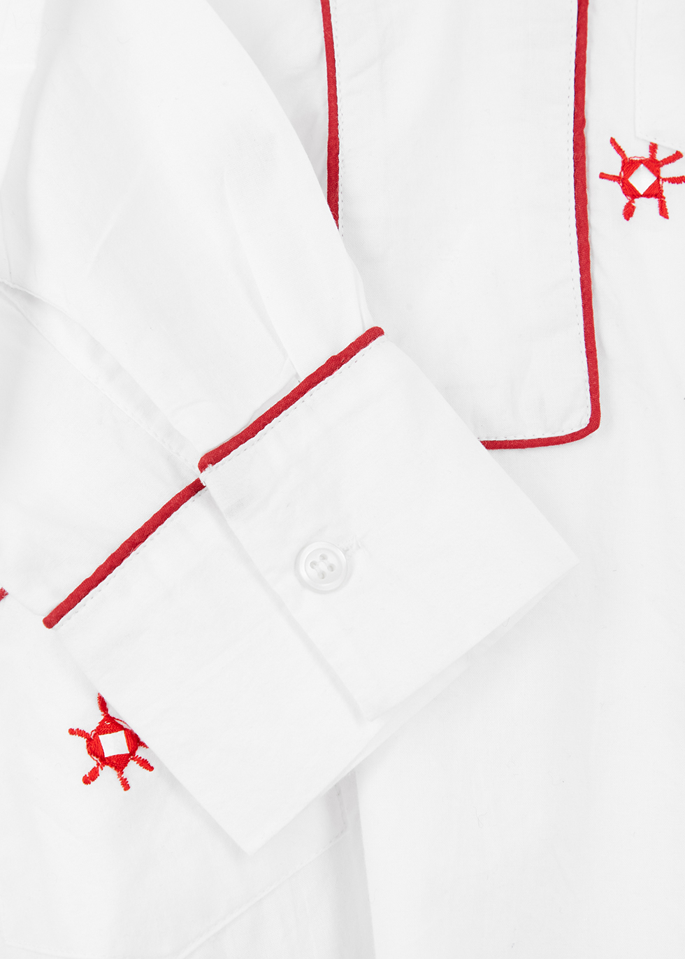 Gimaguas Ric white embroidered cotton pyjama set - Harvey Nichols