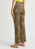 Disco printed stretch-cotton trousers - Gimaguas