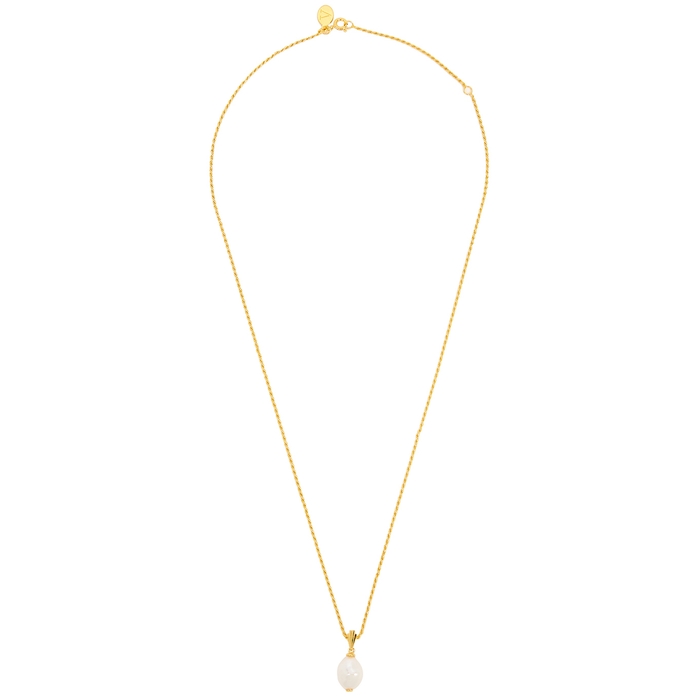 V By Laura Vann Coco Pearl And 18kt Gold-plated Necklace