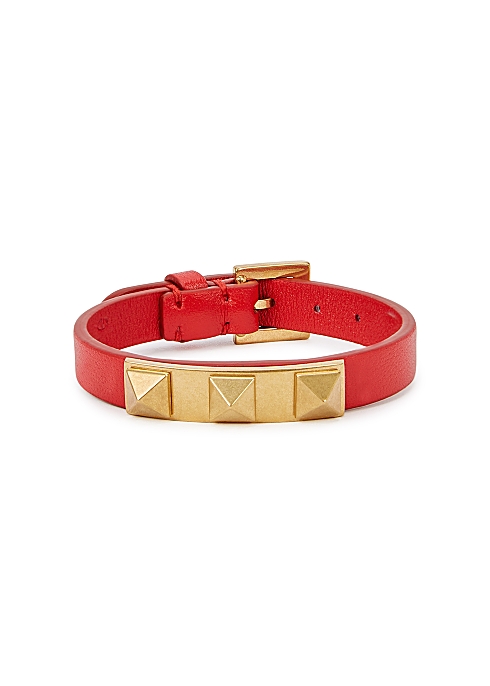 Valentino Valentino Garavani Roman Stud leather bracelet
