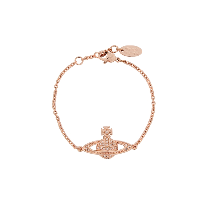 Vivienne Westwood Mini Bas Relief Rose Gold-tone Bracelet