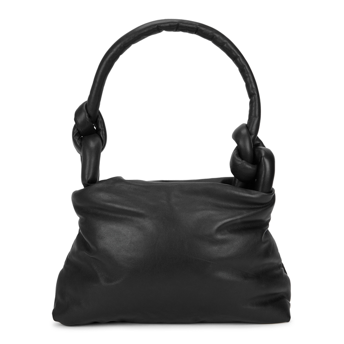 Kassl Editions Lady Black Leather Shoulder Bag