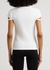 White ribbed cotton T-shirt - Helmut Lang