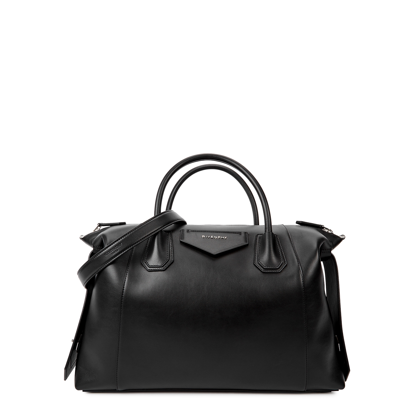 Givenchy Antigona Soft Medium Black Leather Tote