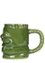 Tiki Green Ceramic Cocktail Mug with Handle - Tiki Mugs