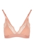 Love Lace Sienna blush lace-trimmed soft-cup bra - LOVE STORIES