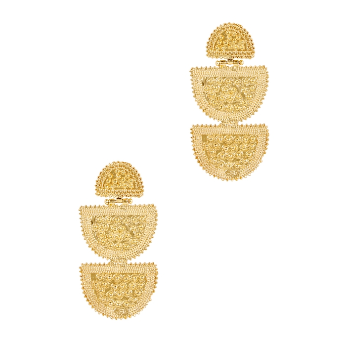 Soru Jewellery Lucina 18kt Gold-plated Drop Earrings