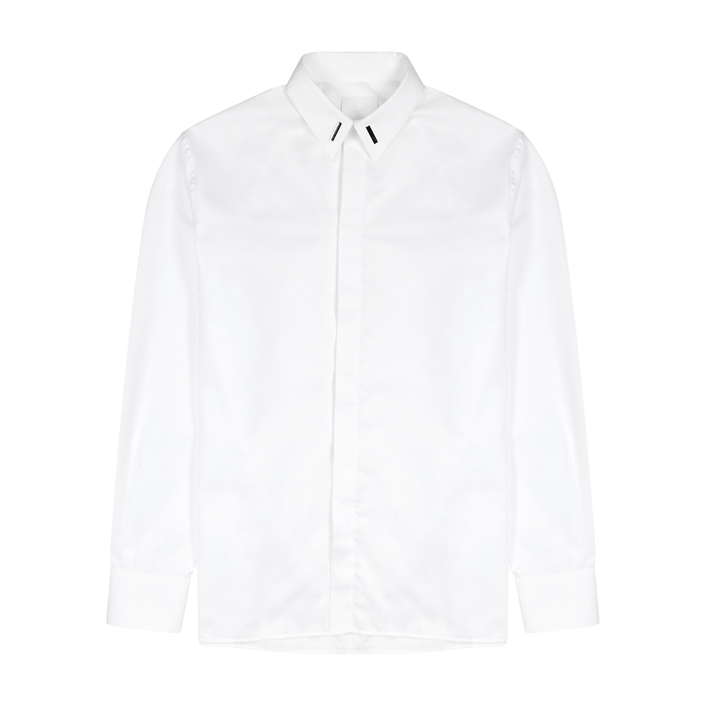 Givenchy White Cotton-poplin Shirt - 16.5