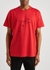 Red printed cotton T-shirt - Givenchy