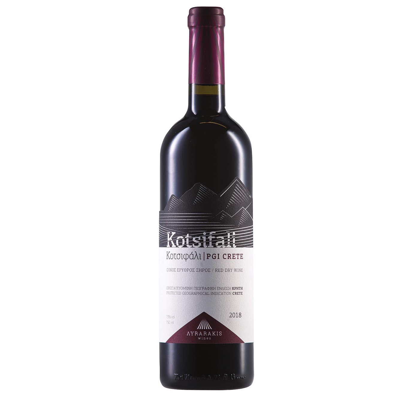 Lyrarakis Kotsifali Dry Red 2018 Red Wine