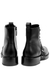 VLTN black leather combat boots - Valentino