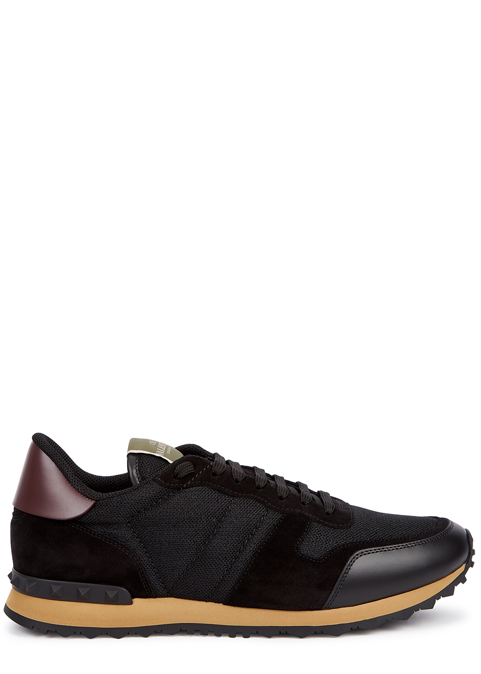 valentino rockrunner mesh black