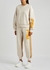 Ecru panelled cotton and shell sweatpants - Stella McCartney