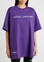 The Big T-shirt purple logo cotton top - Marc Jacobs (The)
