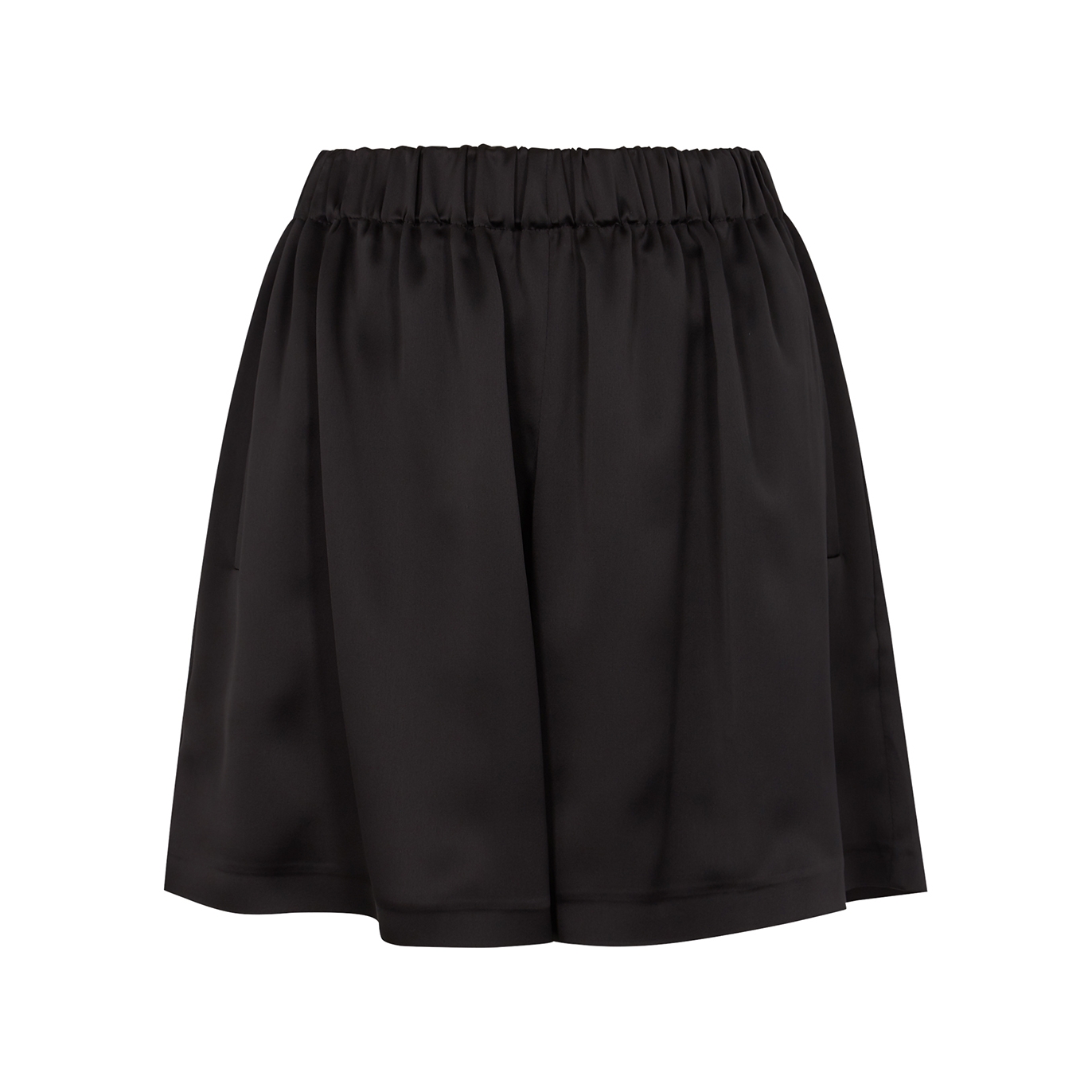 IN The Mood For Love Rohmer Black Satin Shorts