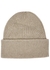 Cream ribbed wool beanie - COLORFUL STANDARD