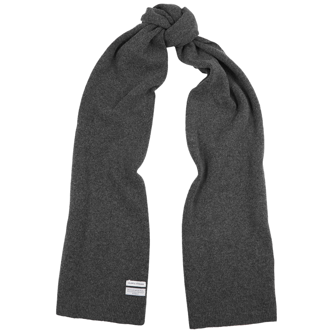 Colorful Standard Dark Grey Wool Scarf