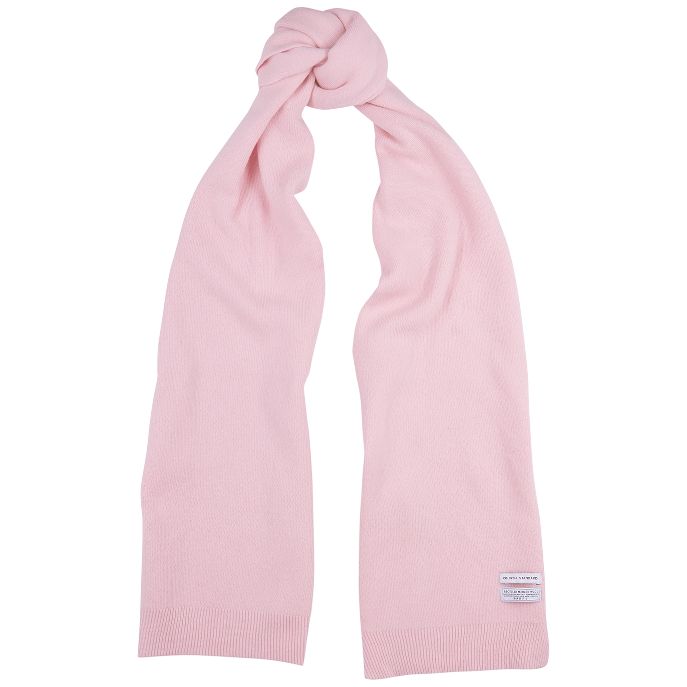 Colorful Standard Light Pink Wool Scarf