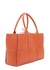 Arco Intrecciato medium orange leather tote - Bottega Veneta