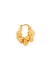Knot 18kt gold-plated hoop earrings - Bottega Veneta