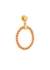 Enamelled gold-tone hoop earrings - Kenneth Jay Lane