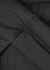 Trekker black quilted rubberised jacket - Rains