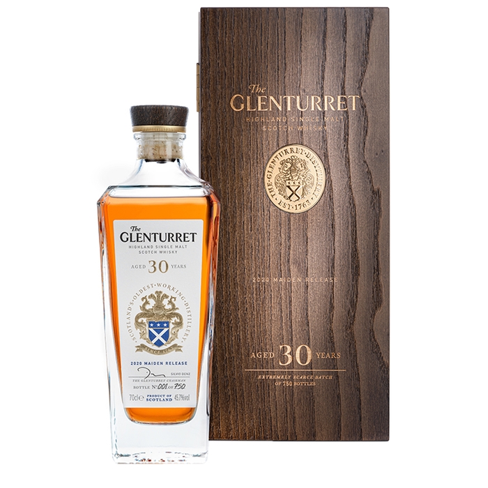 GLENTURRET 30 Year Old 2020 Maiden Release Single Malt Scotch Whisky